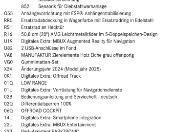MERCEDES-BENZ AMG EXCLUSIVE SHD Burm 20 Manufaktur LED