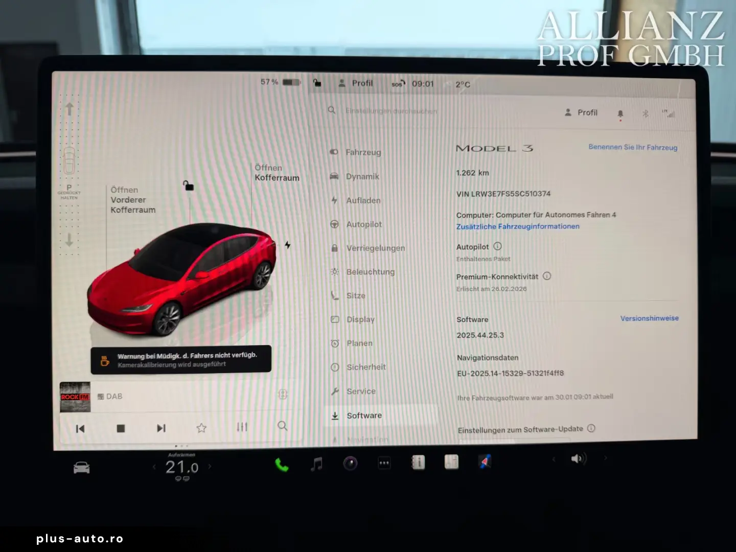 Tesla Model 3 RWD ACC 360  2-Zonen Pano LED