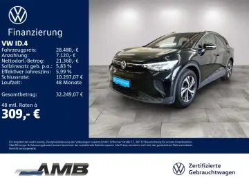VW ID.4 Pure LED ACC Navi Sitzhzg RFKam Wärmepumpe