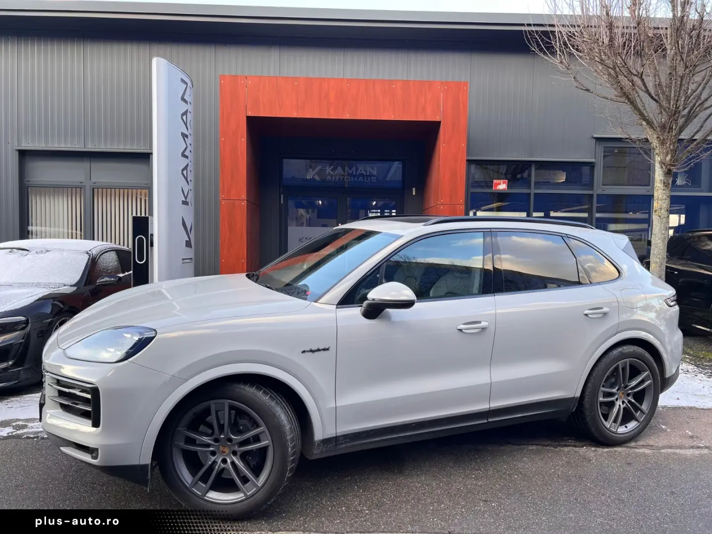 Porsche Cayenne E-Hyb Kreide · Inno · AHK