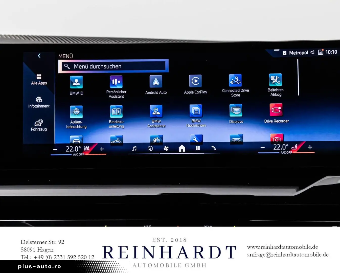 BMW 520d LIMOUSINE M SPORT PRO ICONIC ACC HuD 360