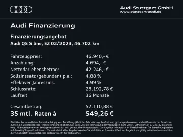 AUDI Q5 55 TFSI e quattro S line OLED Pano Kamera 21'