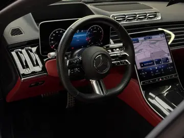 MERCEDES-BENZ S 580 4M AMG Pano HuD 10 HAL LederExklusivROT