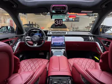 MERCEDES-BENZ S 580 4M AMG Pano HuD 10 HAL LederExklusivROT