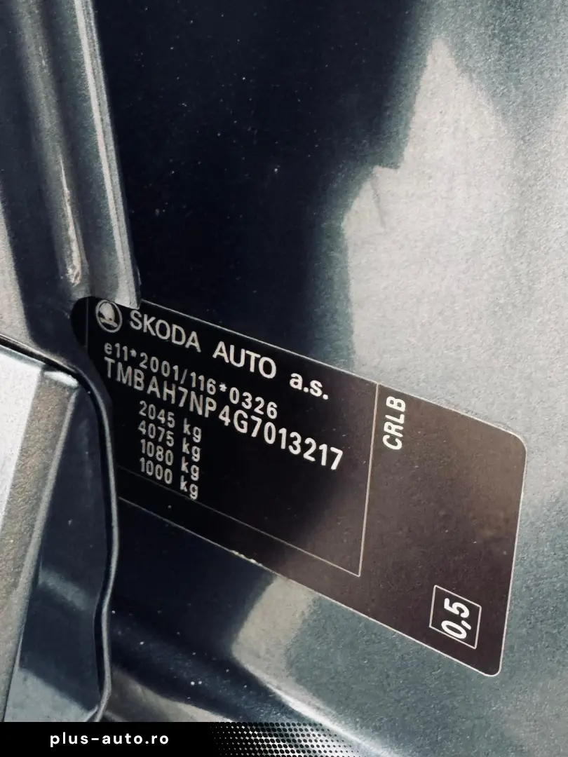 SKODA SUPERB   2.0 DIESEL 150CP  FAB 01.2016   EURO 6