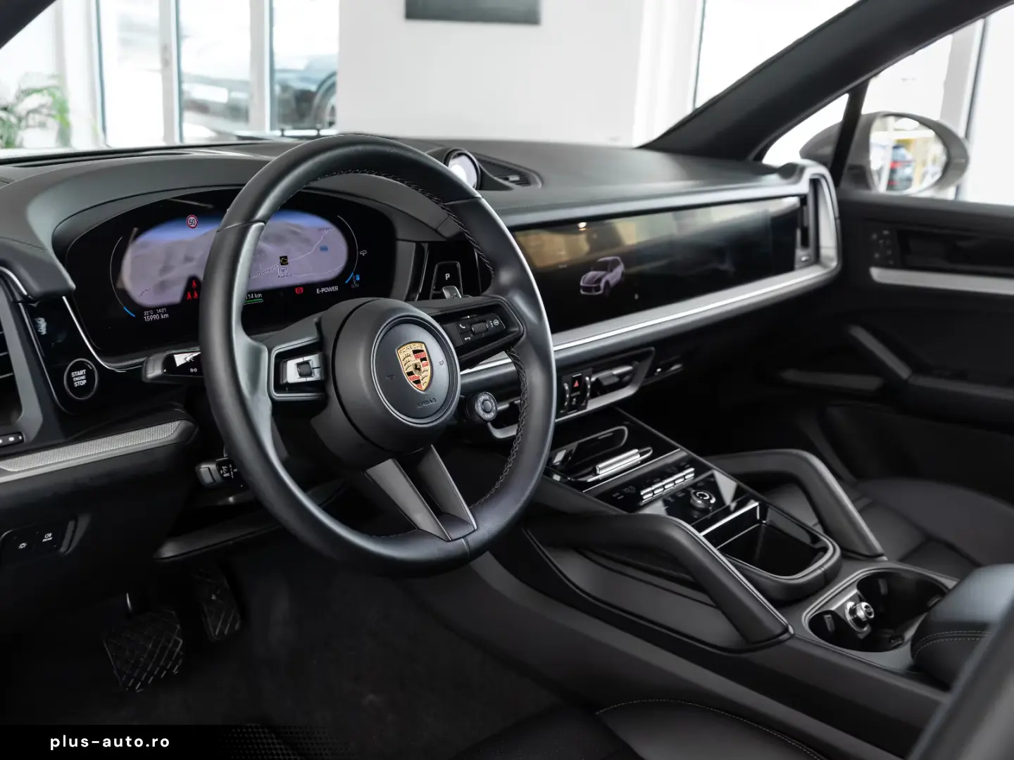Porsche Cayenne E-Hybrid Pano Luft Beifahrerdisplay