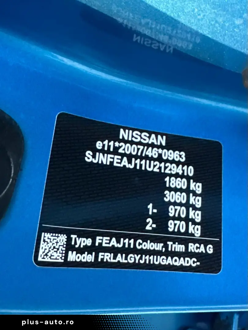 NISSAN QASHQAI  FAB 02.2018   1.2 BENZINA116 CP  EURO 6