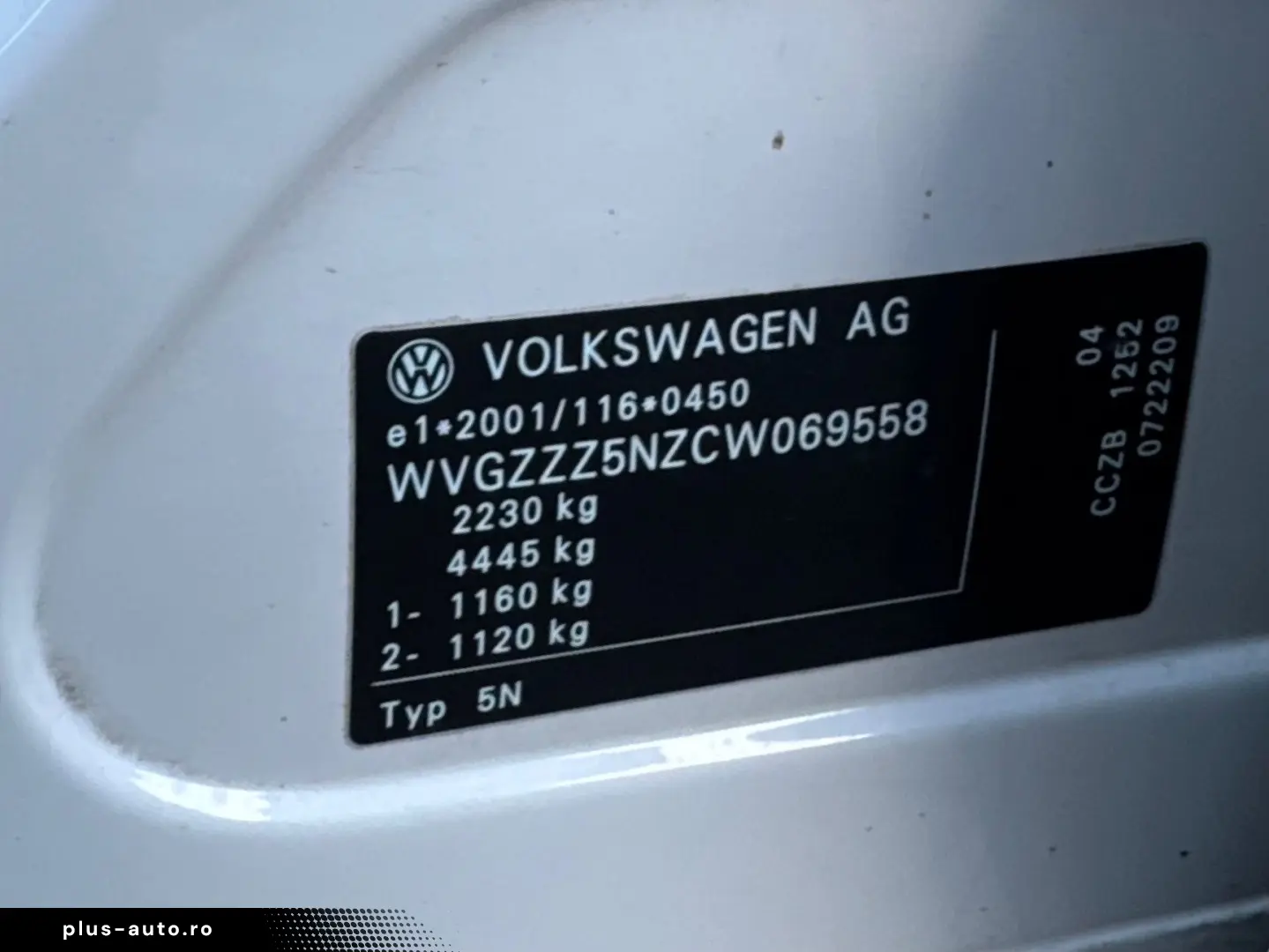 VOLKSWAGEN TIGUAN R-LINE   FAB 03.2012   2.0 BENZINA 210CP