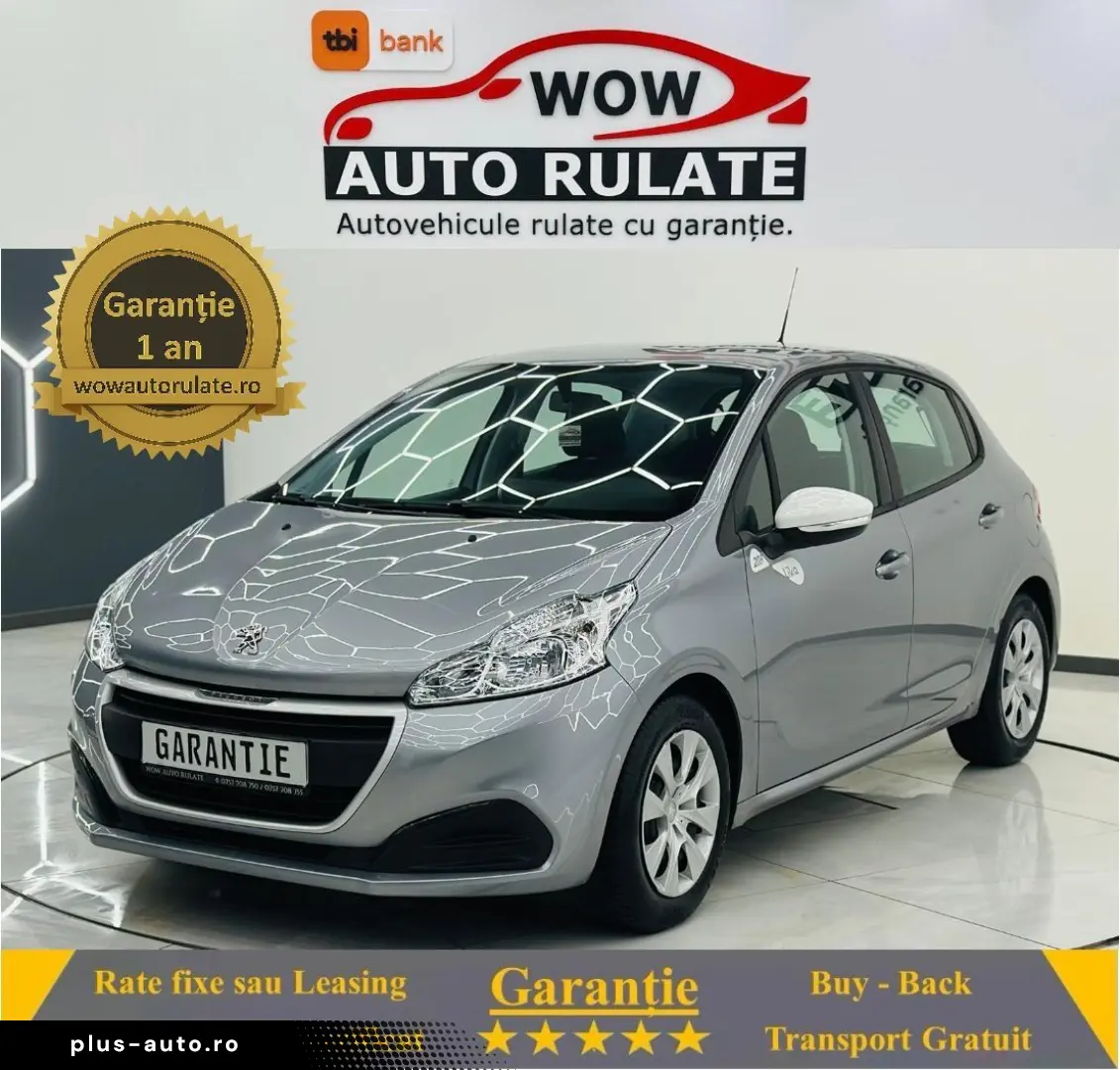 PEUGEOT 208 2019 1.2i E6 Garantie 12 Luni Rate Avans 0 Doar