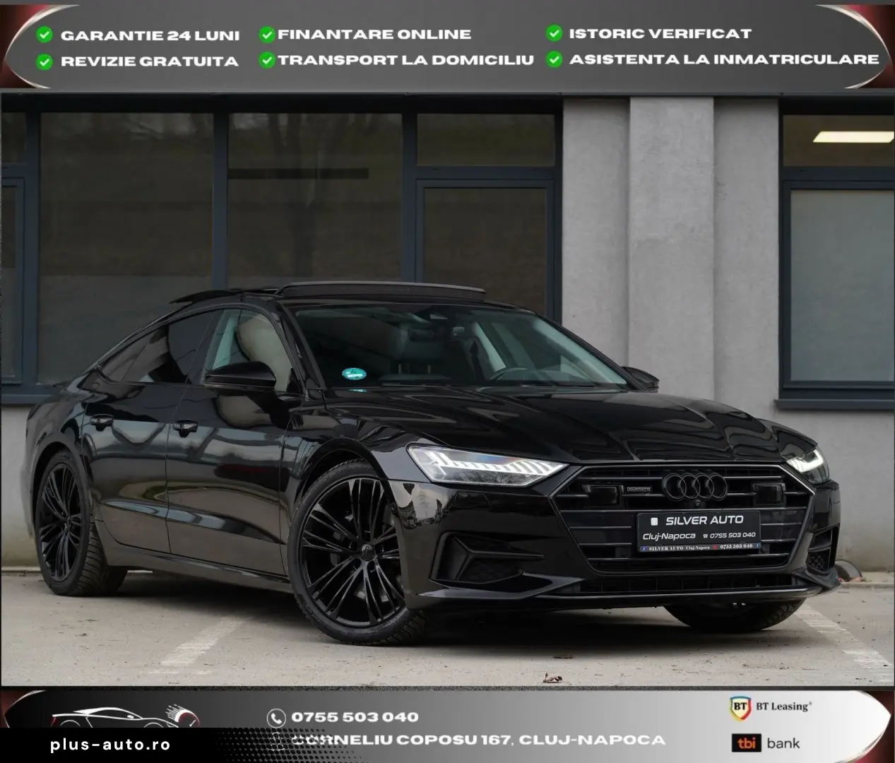Audi a7 55 tfsi Quattro 340 cp Mild Hybrid ( 4x4 permanent )