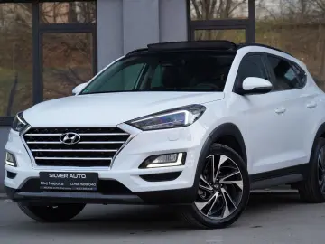 Hyundai Tucson blue 1.6 CRDi 4WD DCT Premium