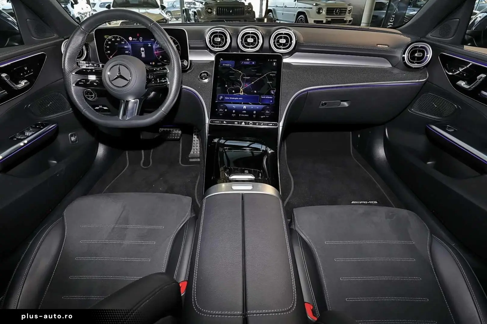 MERCEDES-BENZ C 180 T AMG PANO TOTWINKEL DISTRONIC MEMORY 19