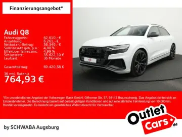 AUDI Q8 50 TDI qu. 2x S line Allr.Lenk PANO AHK StdHz