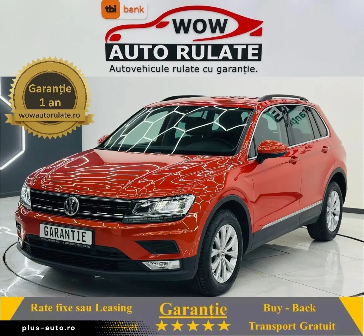 VOLKSWAGEN TIGUAN 2017 2.0D E6 4X4 Garantie 12 Luni Rate Ava