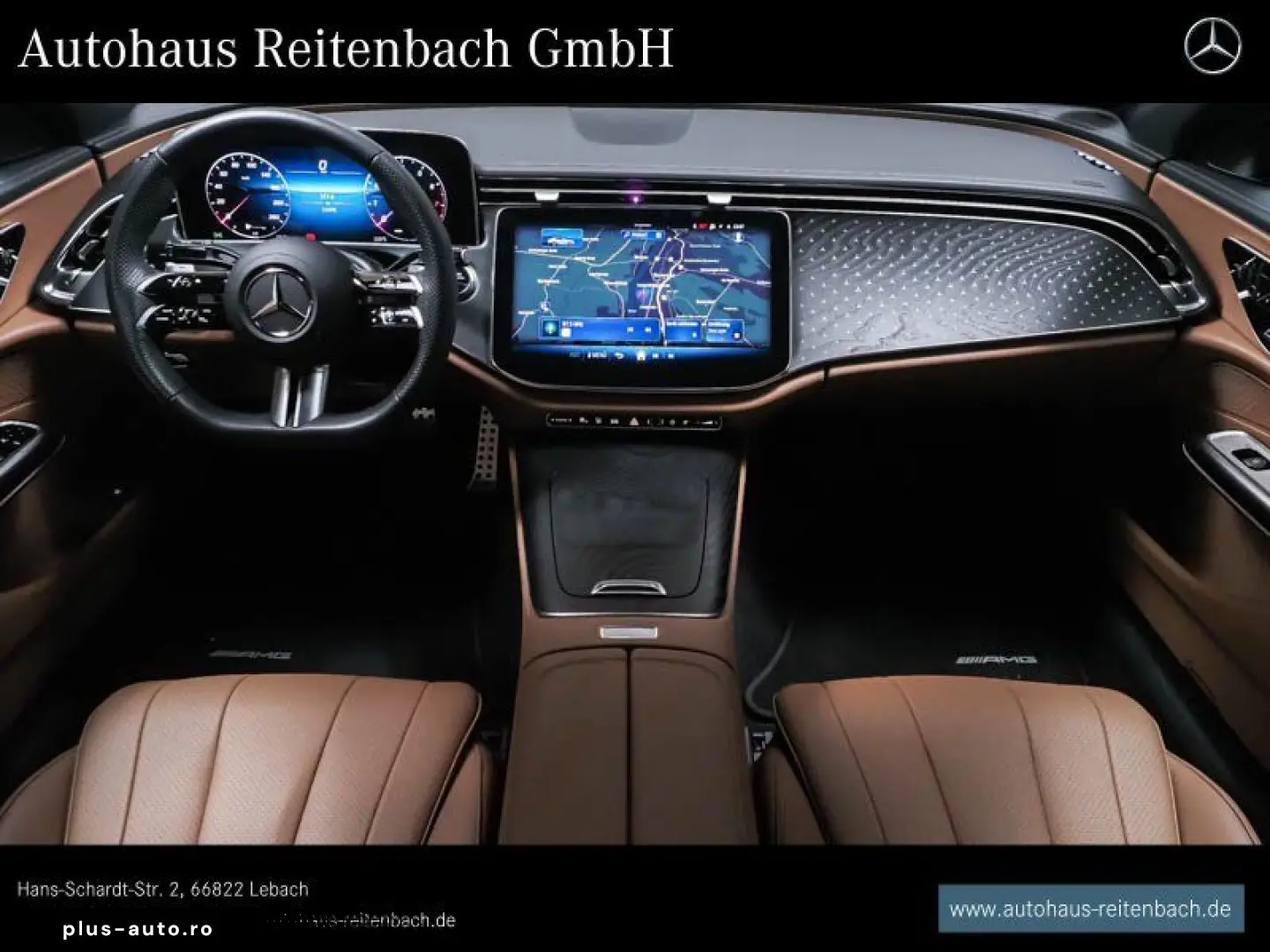 MERCEDES-BENZ E200 LIMO AMG STANDHZ 360 DISTR LEDER BRAUN