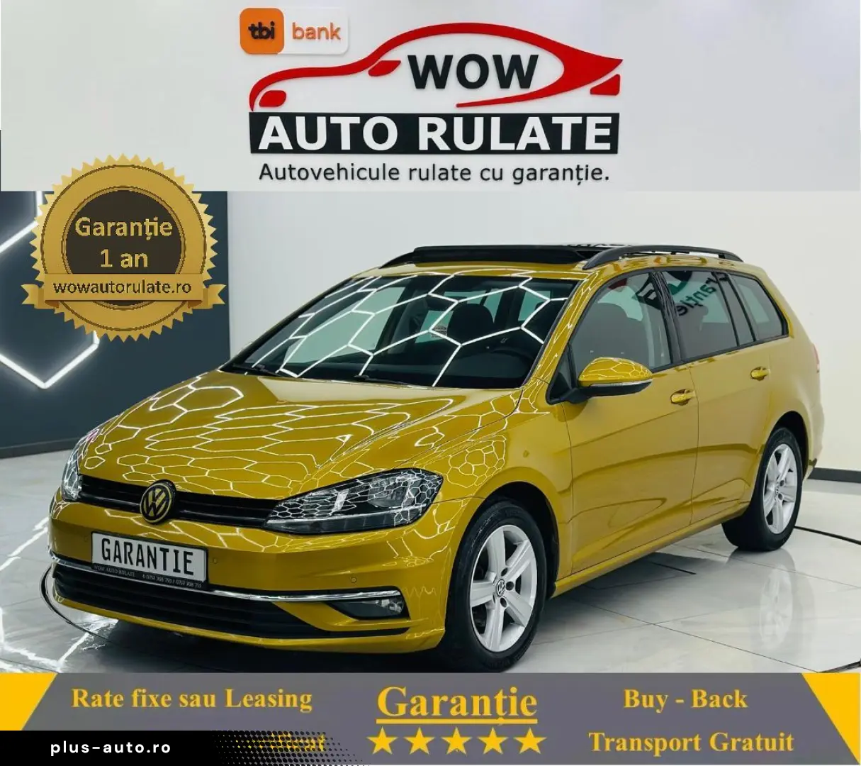 VOLKSWAGEN GOLF 2018 1.6D E6 Garantie 12 Luni Rate Avans 0 D