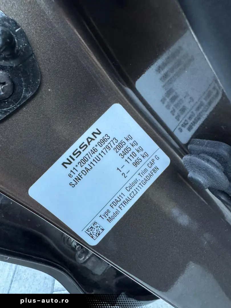 NISSAN QASHQAI Automat   FAB 10.2014   1.6 Diesel 131 CP