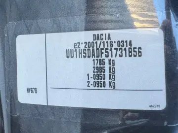 DACIA DUSTER   FAB 03.2015   1.5 DIESEL 110CP   EURO 5