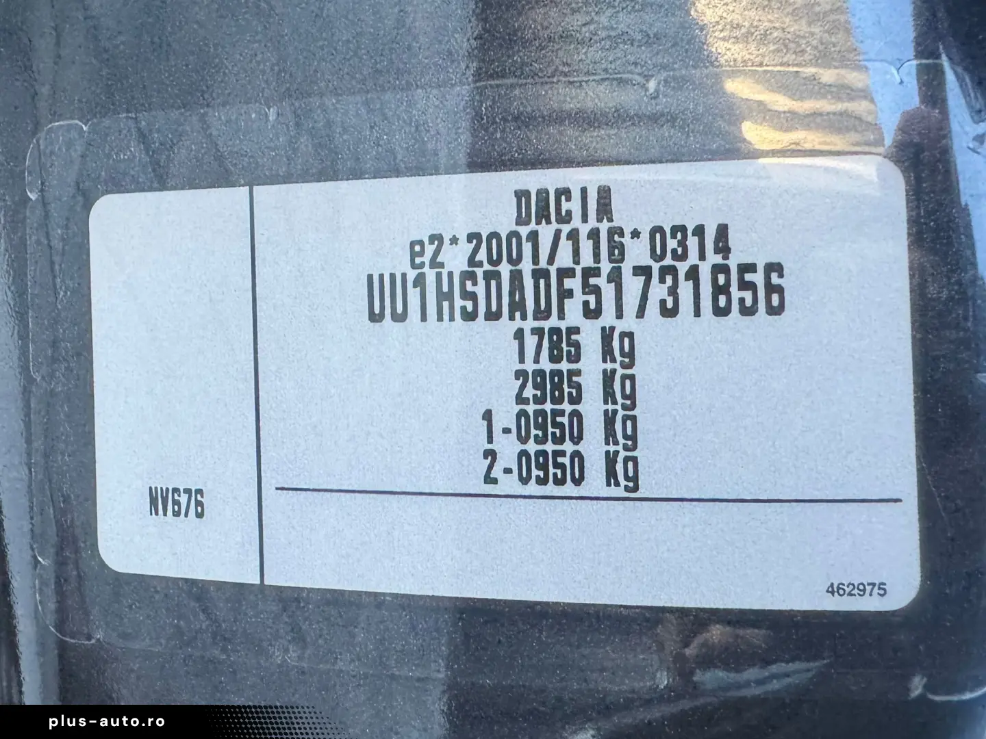 DACIA DUSTER   FAB 03.2015   1.5 DIESEL 110CP   EURO 5