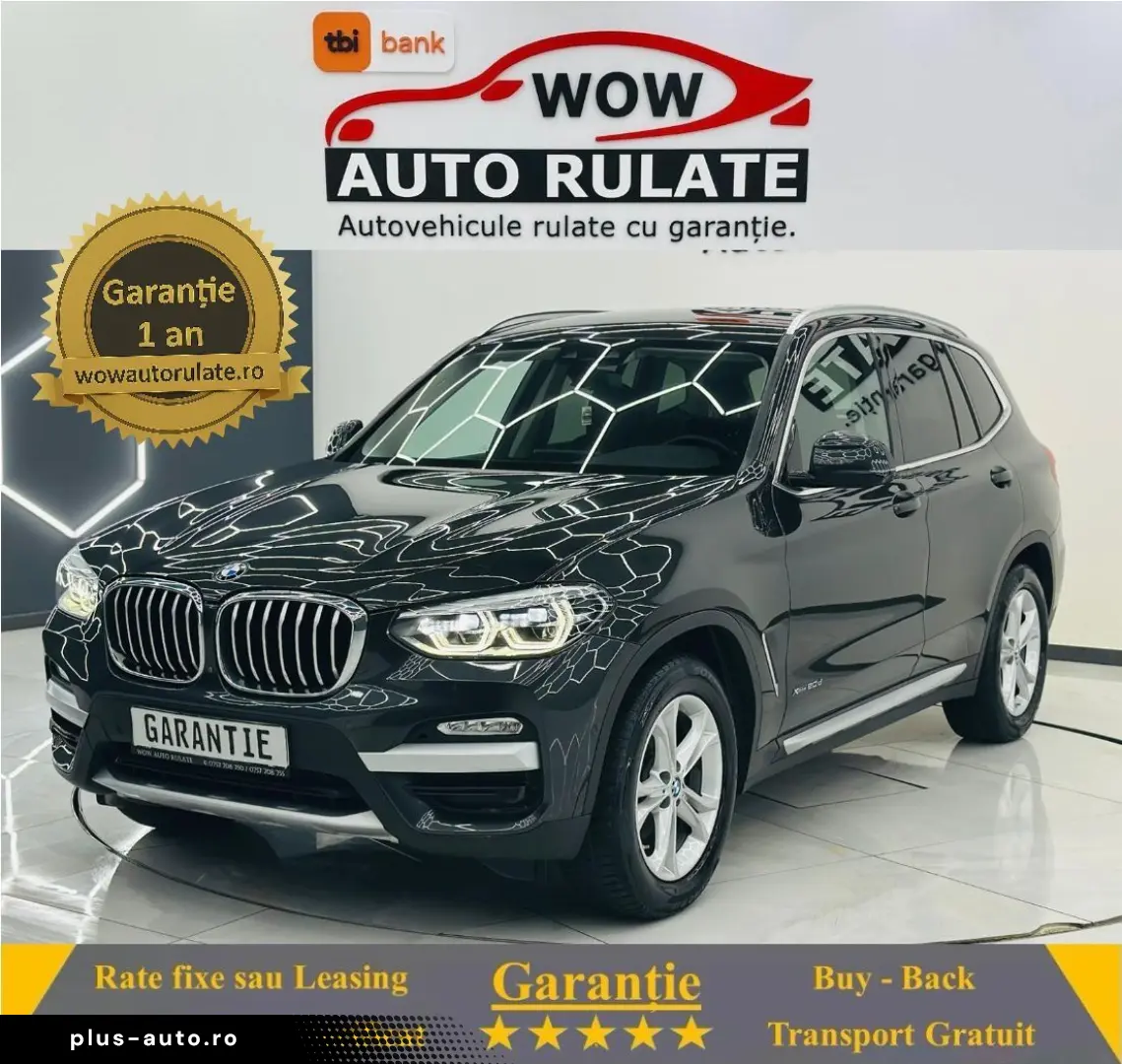 BMW X3 2018 2.0D E6 4x4 Garantie 12 Luni Rate Avans 0 Doar C