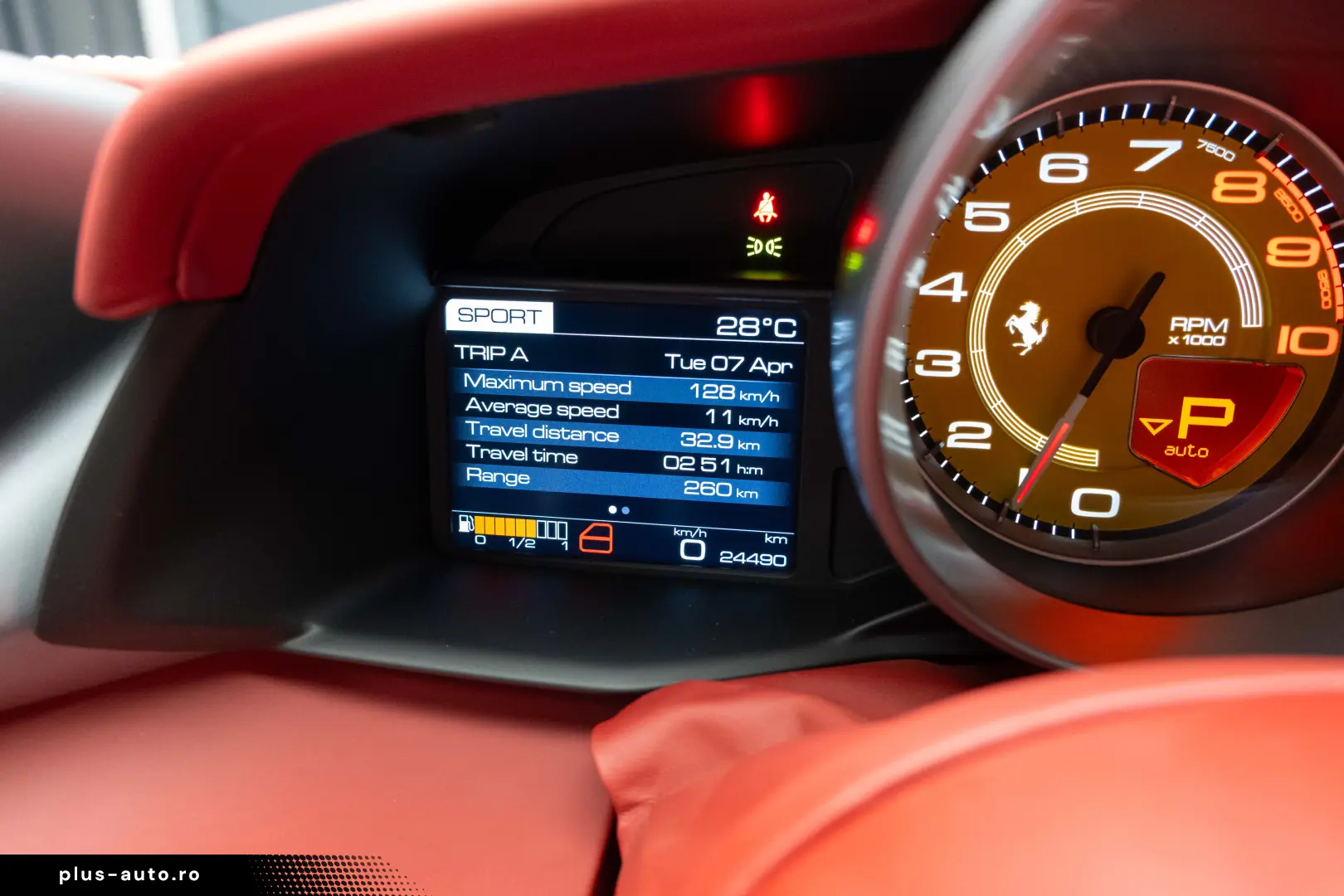 Ferrari 488 GTB LIFT JBL Camera Daytona Seats