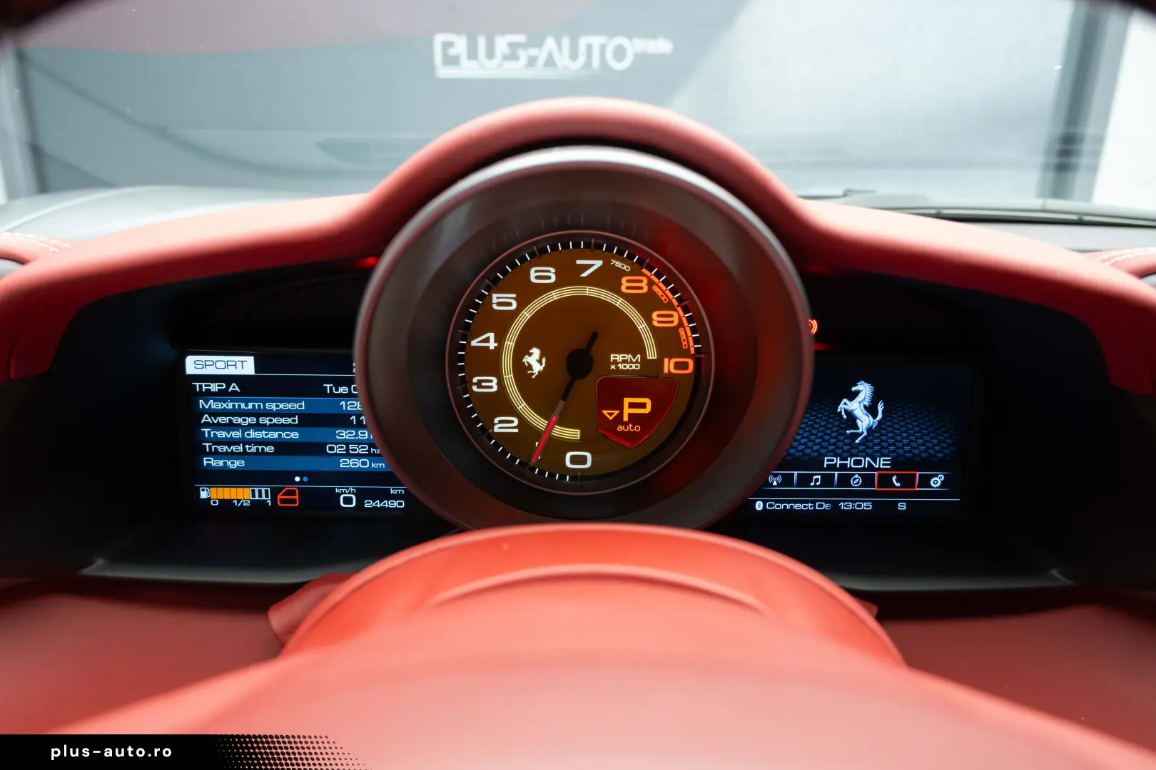 Ferrari 488 GTB LIFT JBL Camera Daytona Seats