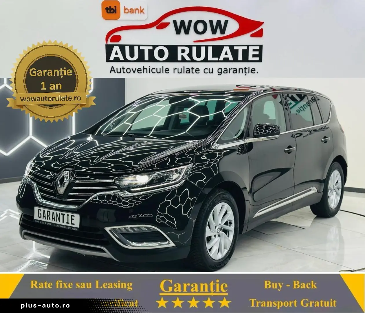 RENAULT ESPACE 2015 1.6D E6 7 Locuri Garantie 12 Luni Rate A