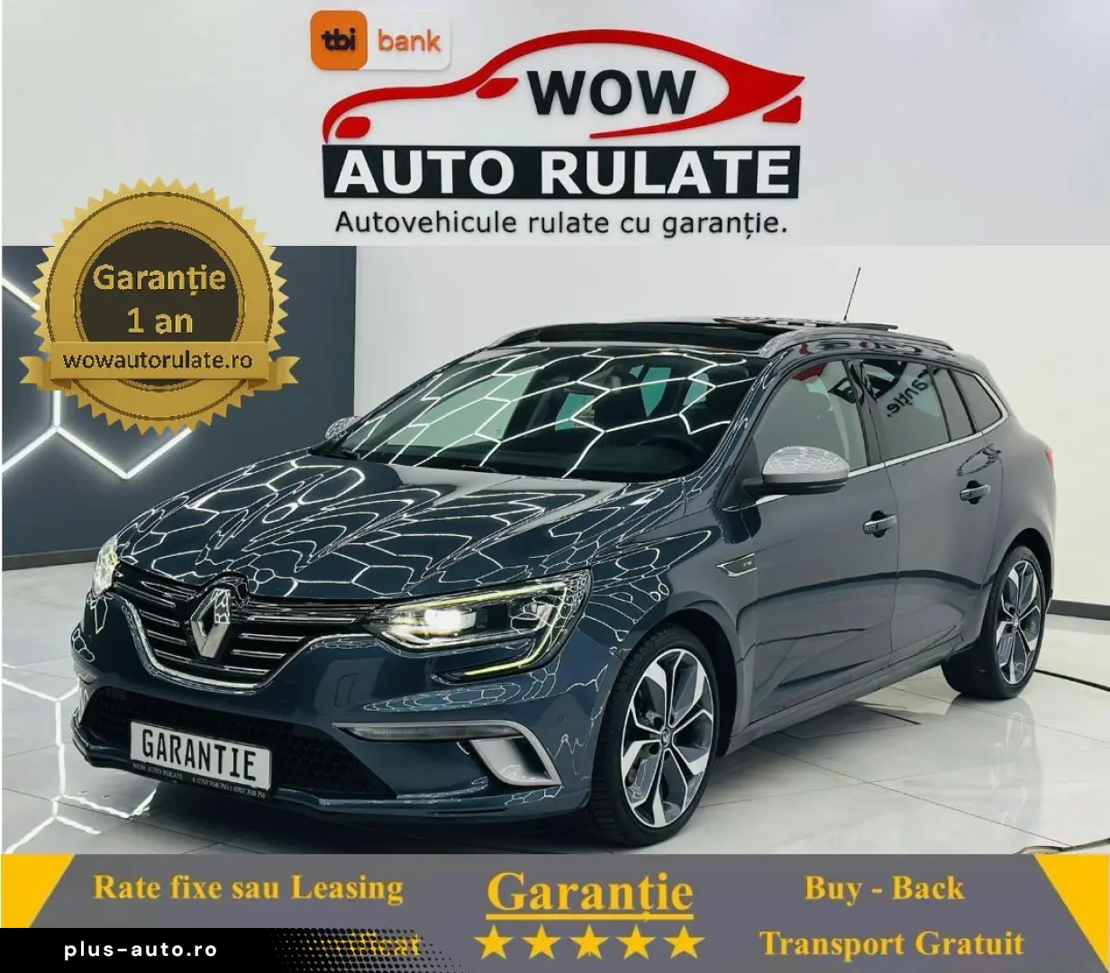 RENAULT MEGANE 2017 1.6D E6 Garantie 12 Luni Rate Avans 0 Do
