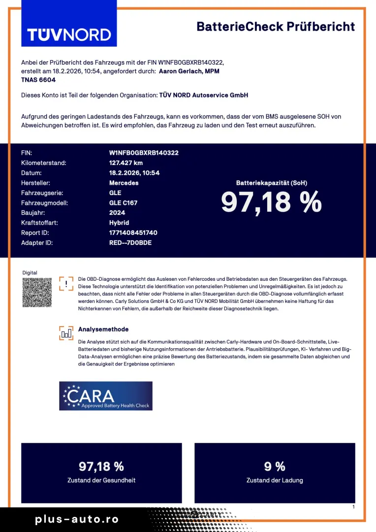 Mercedes-Benz GLE 350 de 4MATIC 9G-TRONIC AMG Line