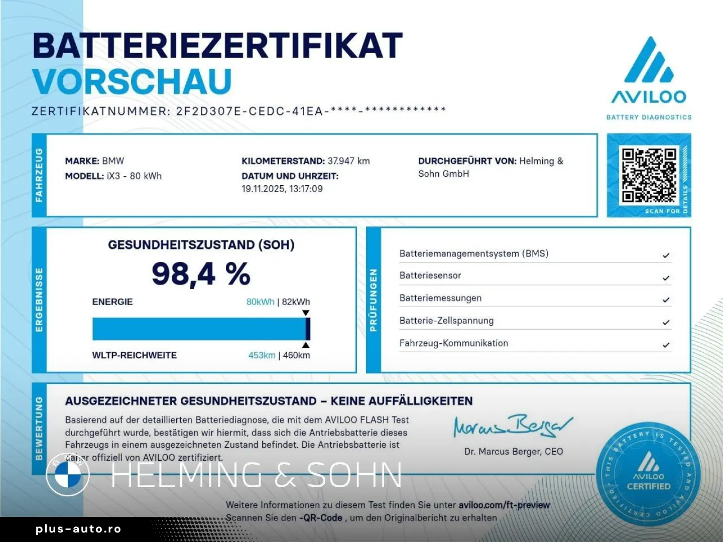 BMW iX3 M-Sport DAB LED ACC Pano RFK Shz. uvm.