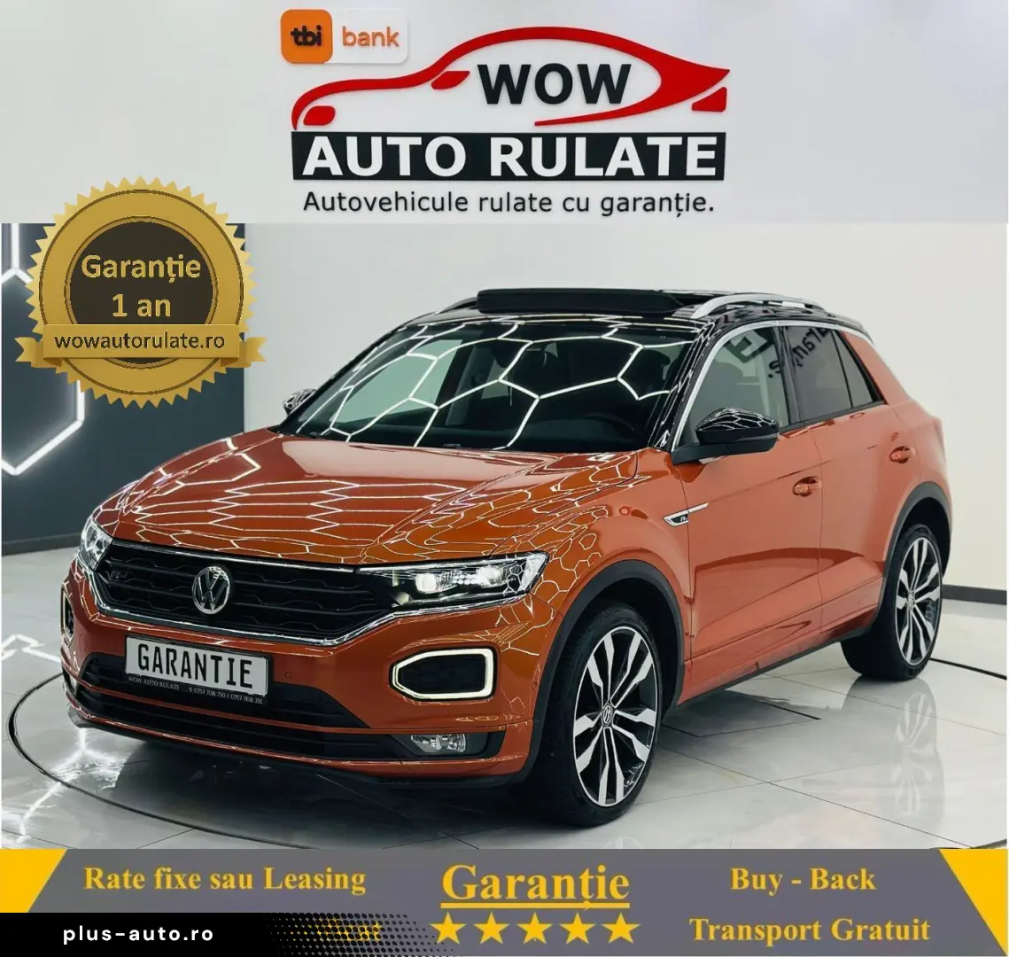 VOLKSWAGEN T-ROC 2019 1.6D E6 R-Line Garantie 12 Luni Rate A