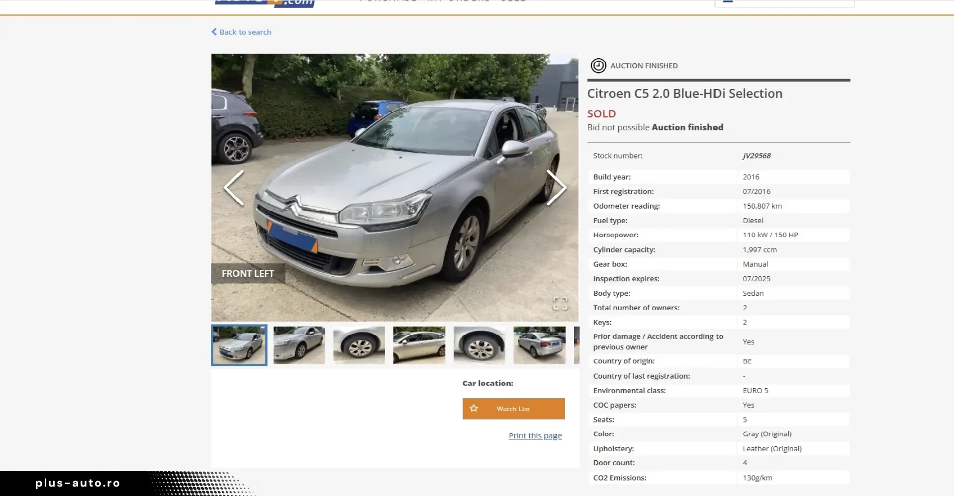 Cons5.9%Facelift2.0HDI 136cp man DistribNou garantie TvaDed