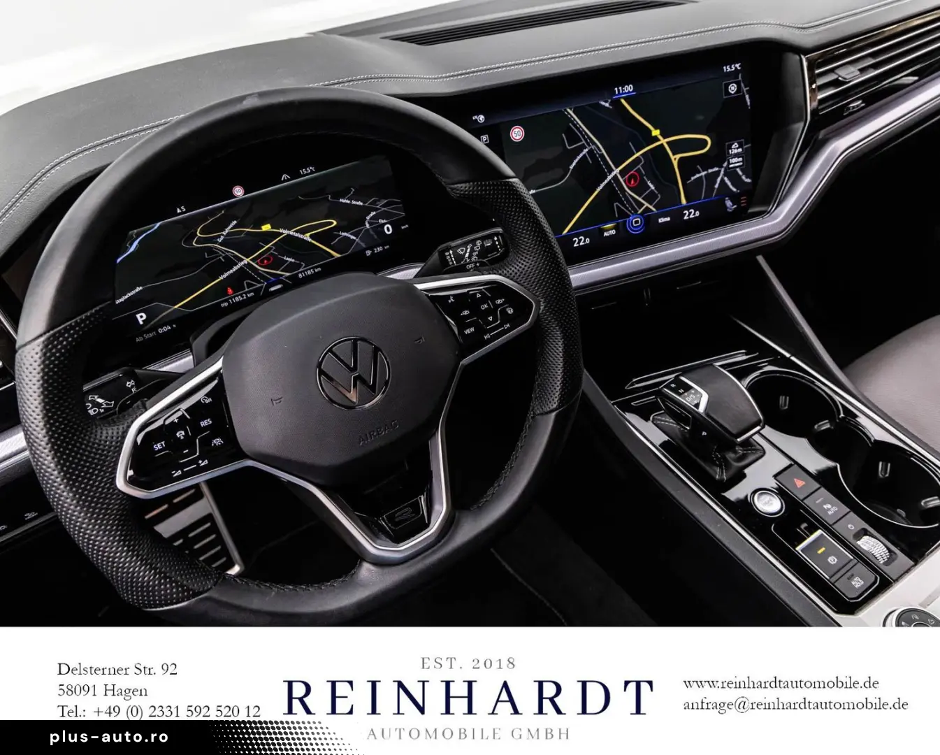 VW TOUAREG 3.0TDi BLACK 22Z. ACC StHz NIGHT AHK HuD