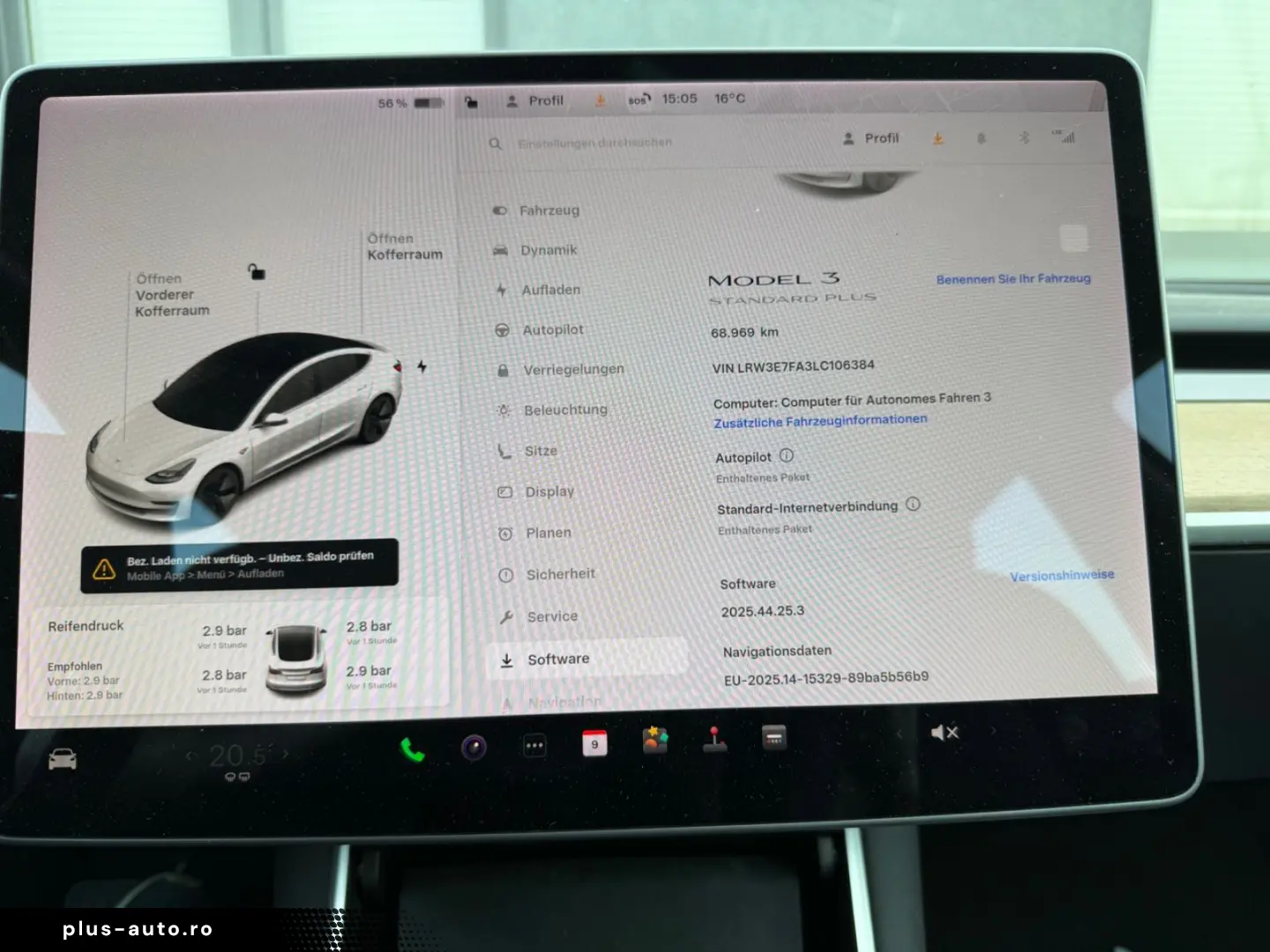 TESLA Model 3   Neu TüV   SR Plus RWD   SOH 89 6%