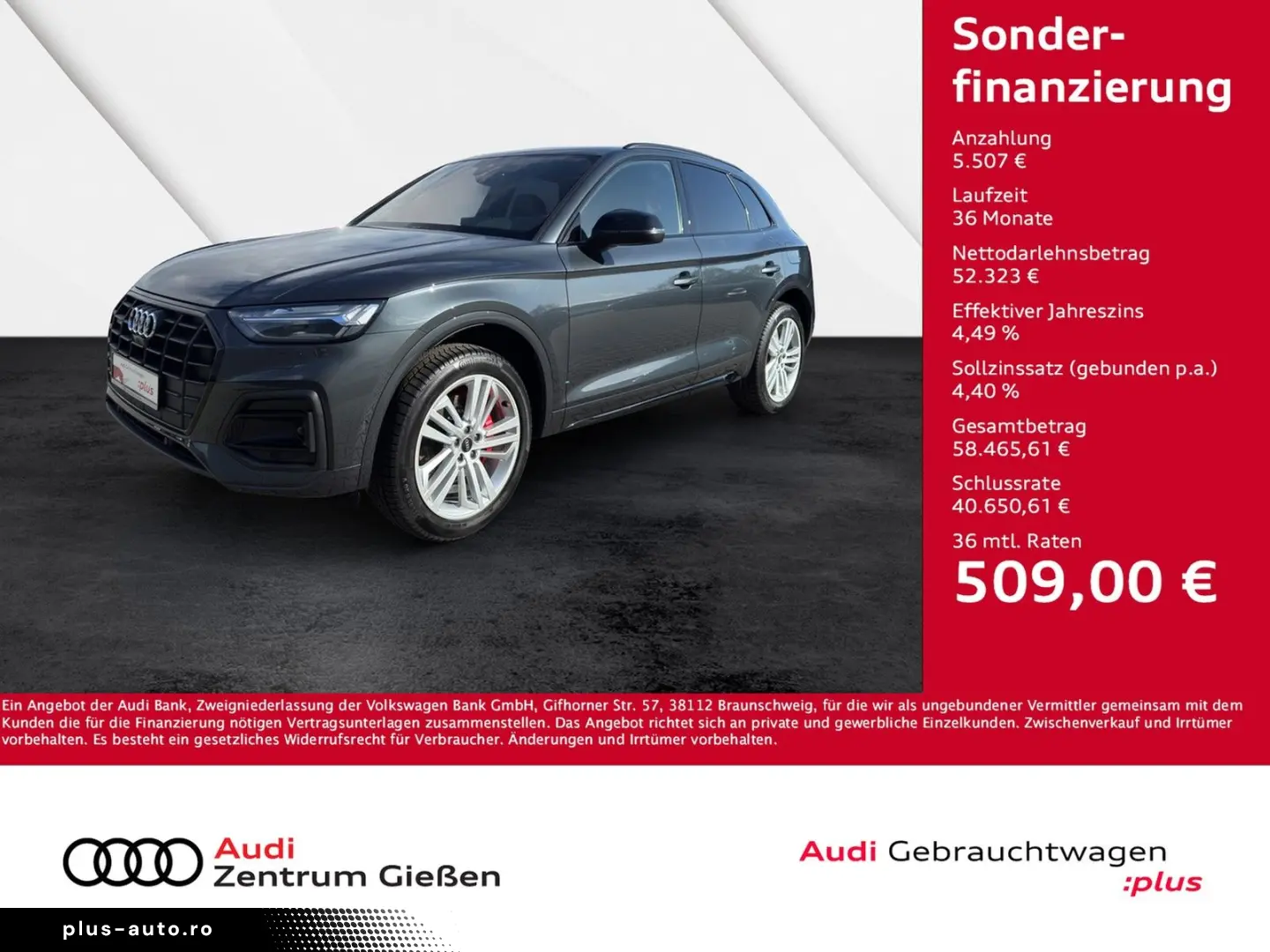 AUDI Q5 50 TFSI e quattro advanced AHK B&O Matrix-LED