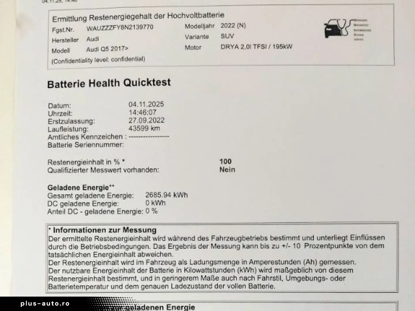 AUDI Q5 50 TFSI e quattro S tronic S line Navi LED