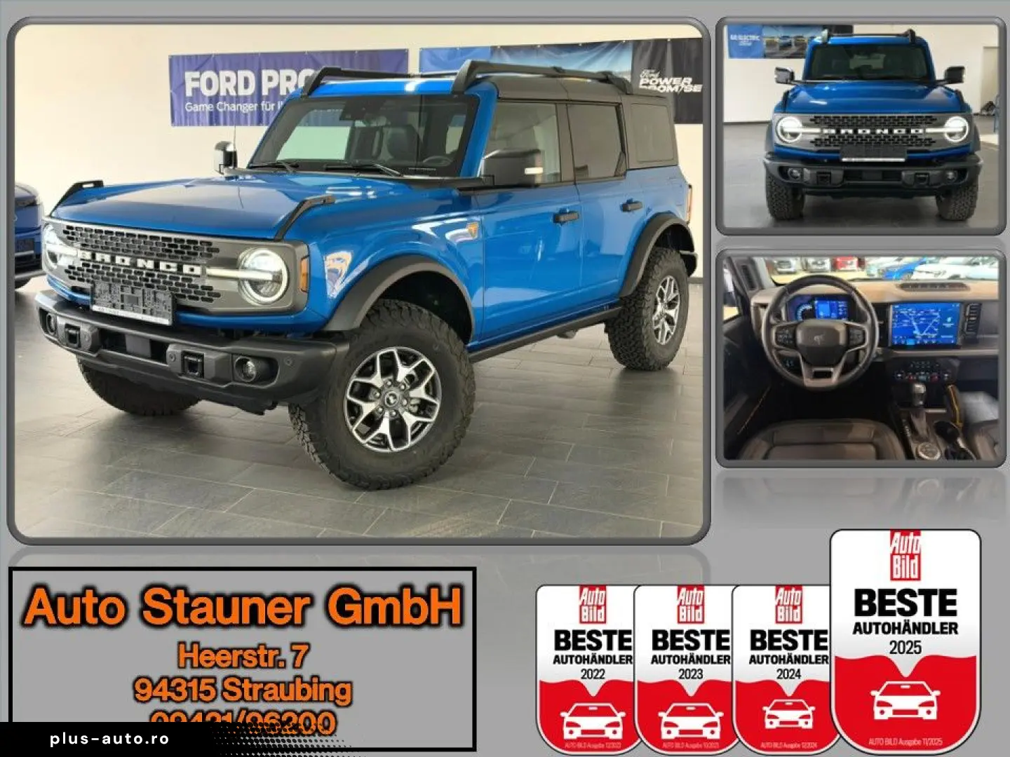 FORD Bronco Badlands e-4WD 2.7 V6 ACC KAMERA AHK SHZ