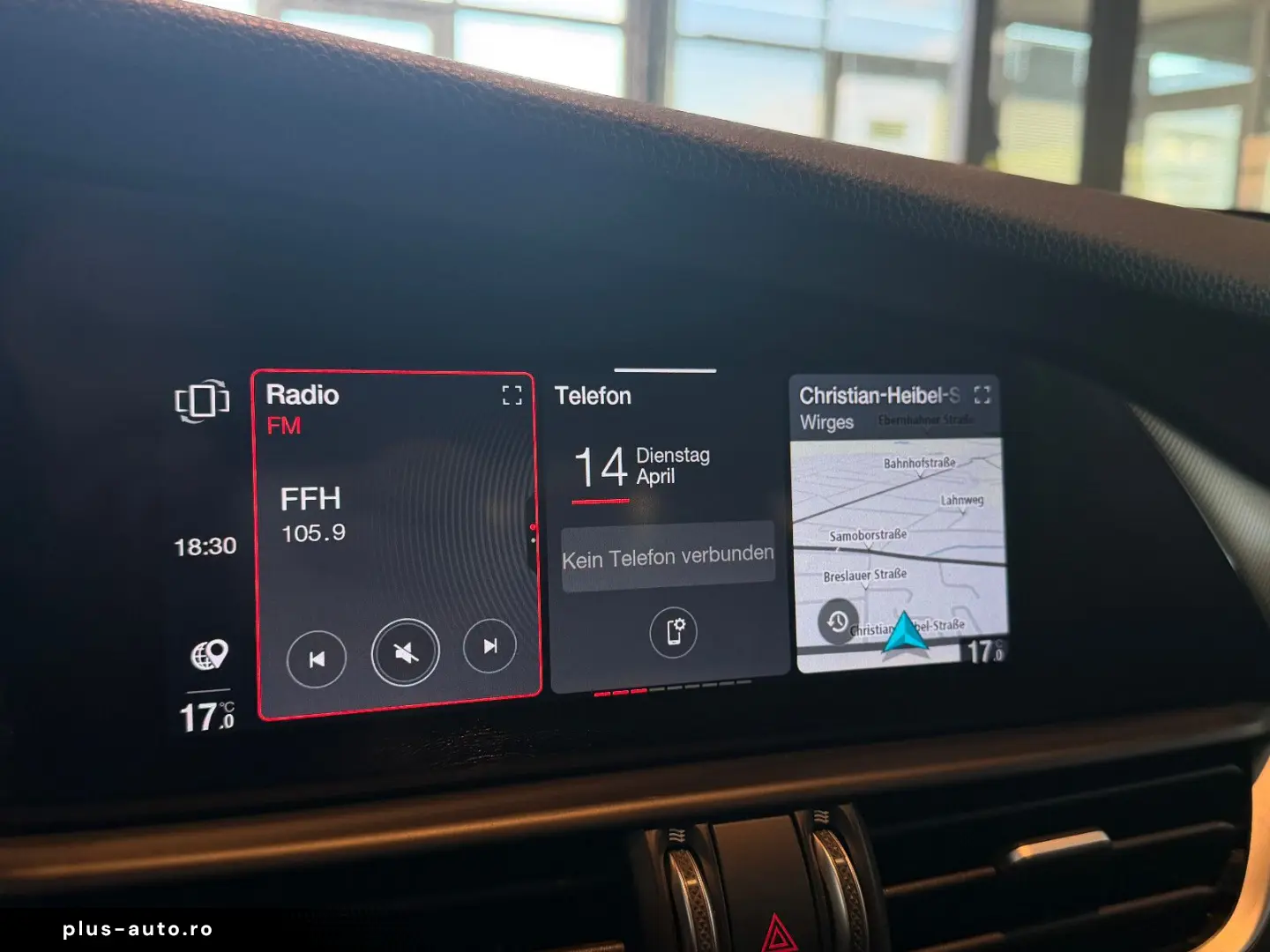 ALFA ROMEO Giulia Sprint  KAMERA ALL-BLACK CAR-PLAY