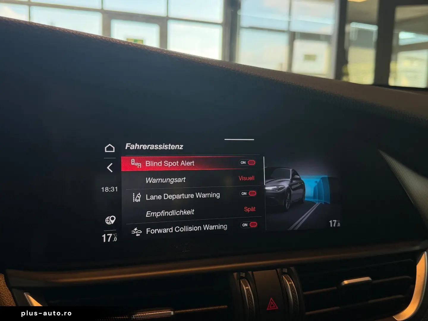 ALFA ROMEO Giulia Sprint  KAMERA ALL-BLACK CAR-PLAY