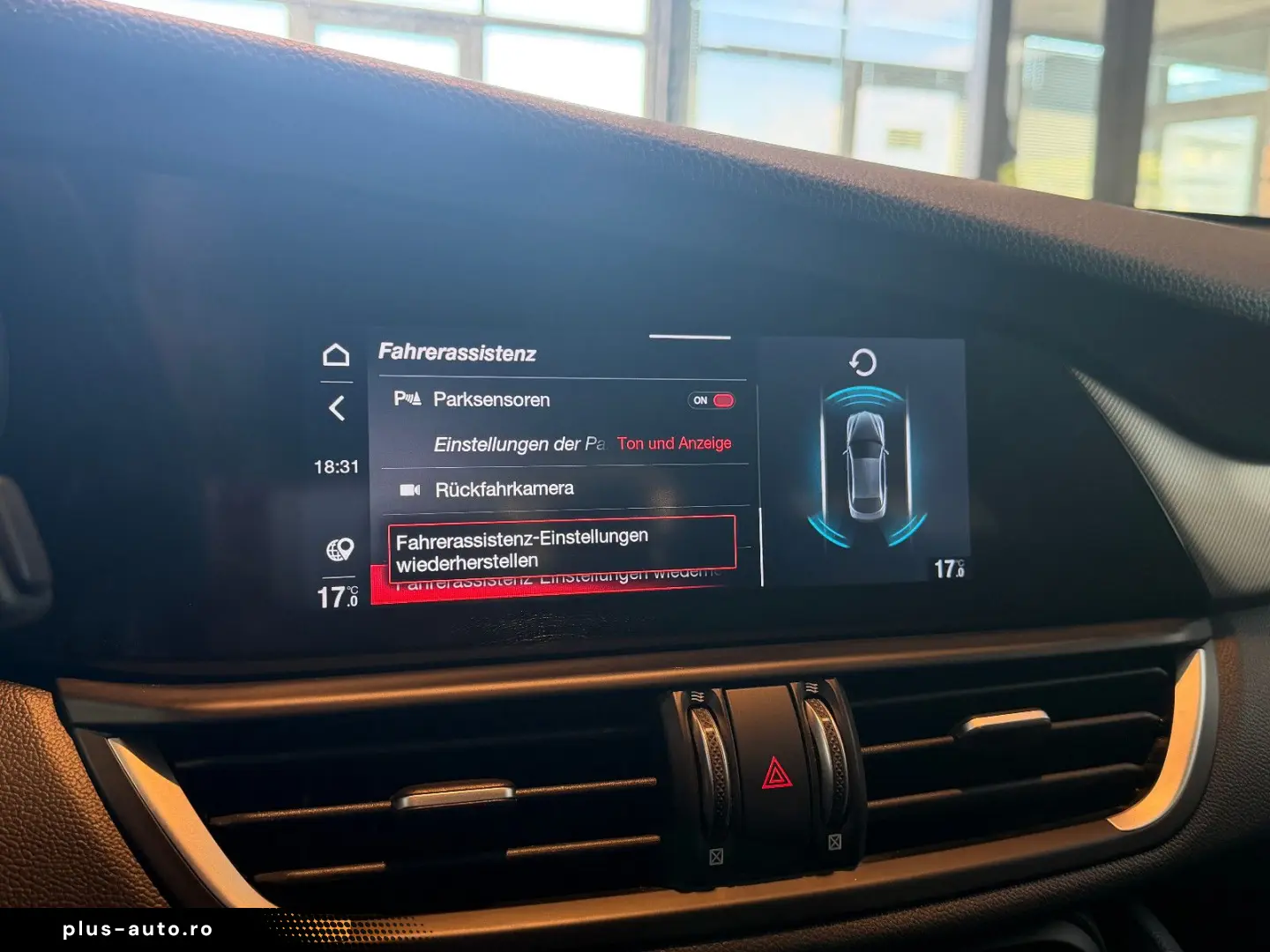 ALFA ROMEO Giulia Sprint  KAMERA ALL-BLACK CAR-PLAY