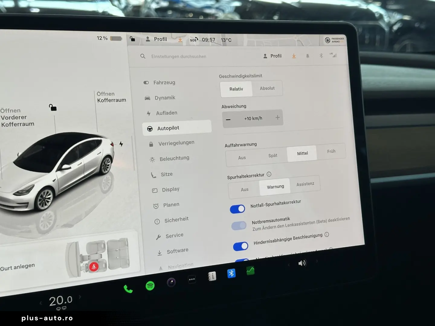 TESLA Model 3 RWD SHZ LED Leder Pano Autopilot R.Cam