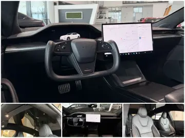 TESLA Model S Plaid AWD Yoke FSD-Autopilot Pano