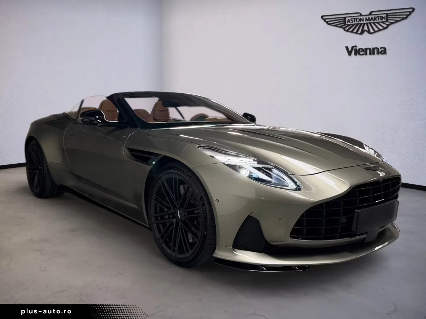 Aston Martin DB12 Volante   Titanium Grey   Black Pack