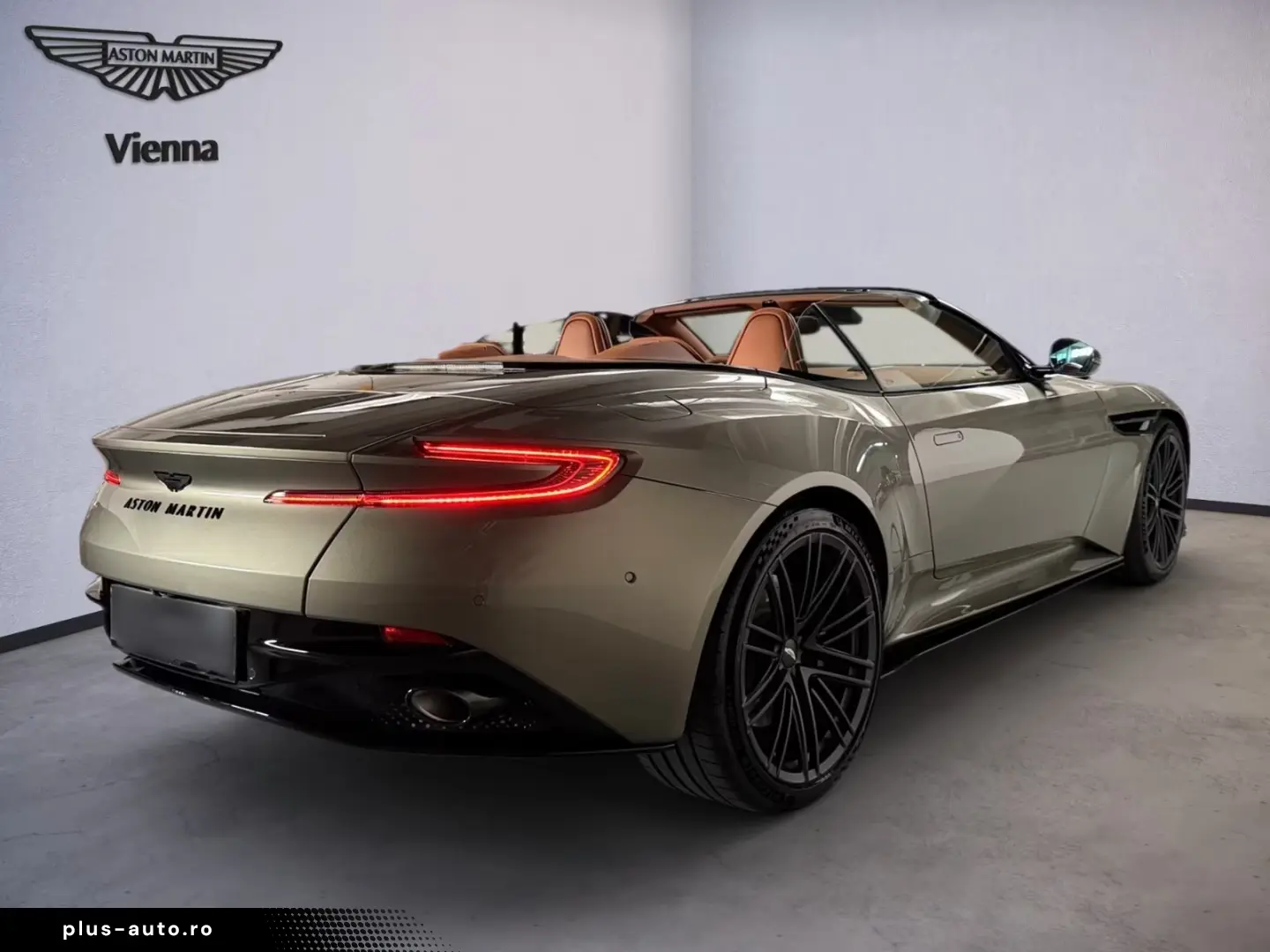 Aston Martin DB12 Volante   Titanium Grey   Black Pack