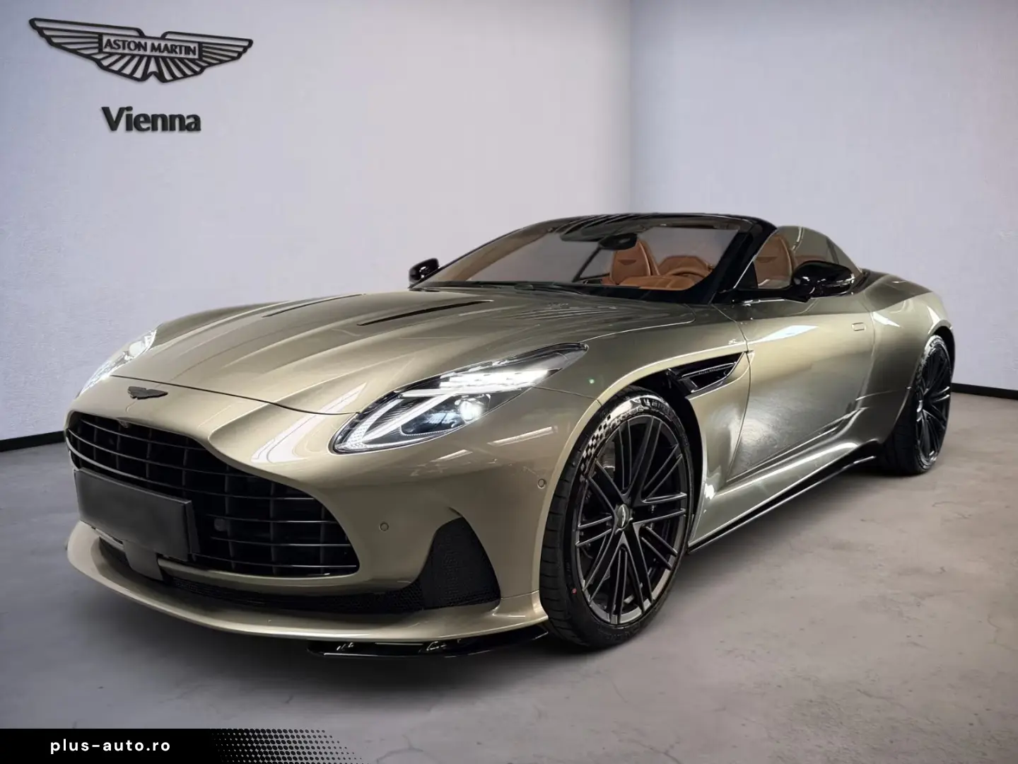 Aston Martin DB12 Volante   Titanium Grey   Black Pack