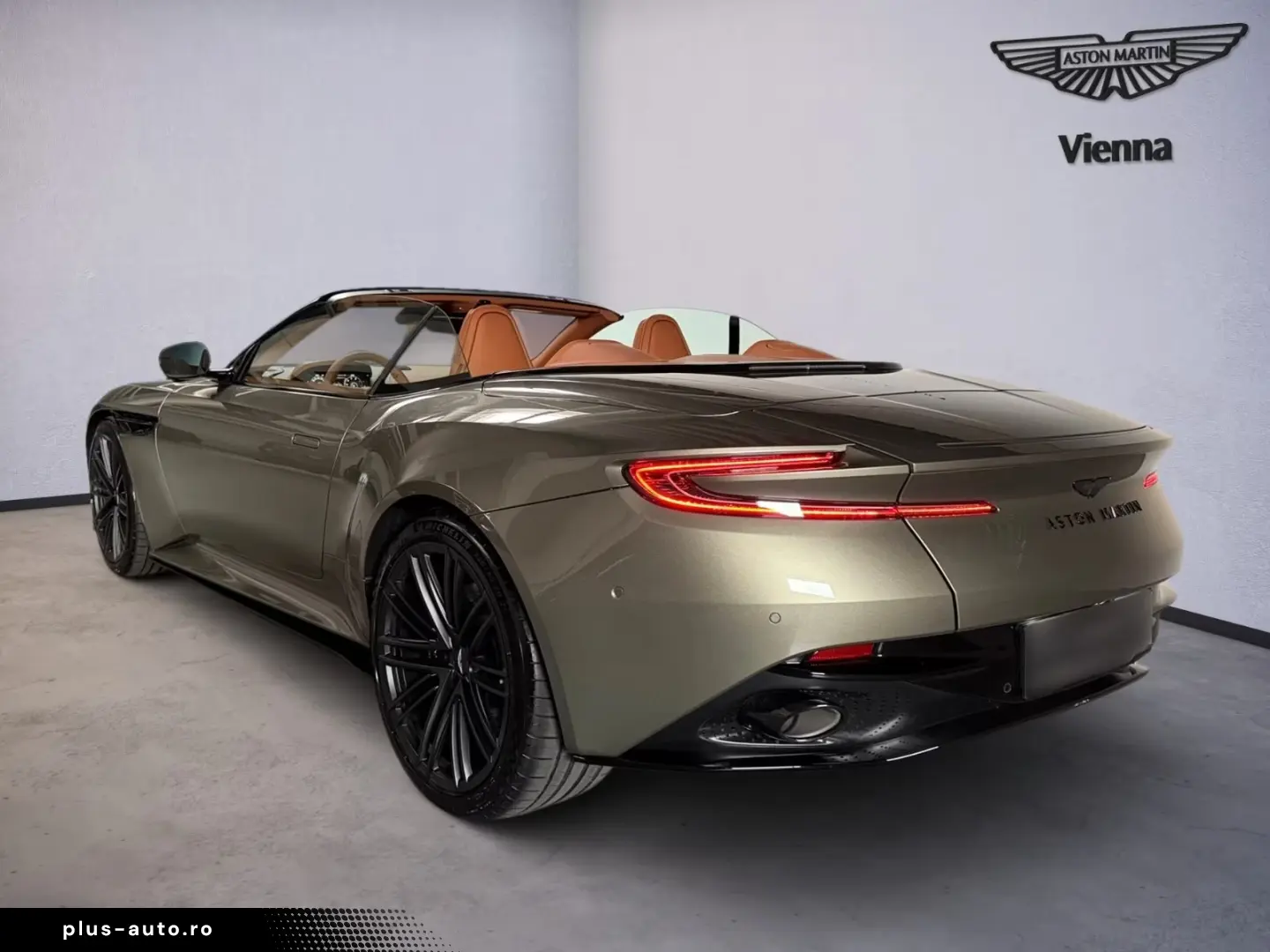 Aston Martin DB12 Volante   Titanium Grey   Black Pack