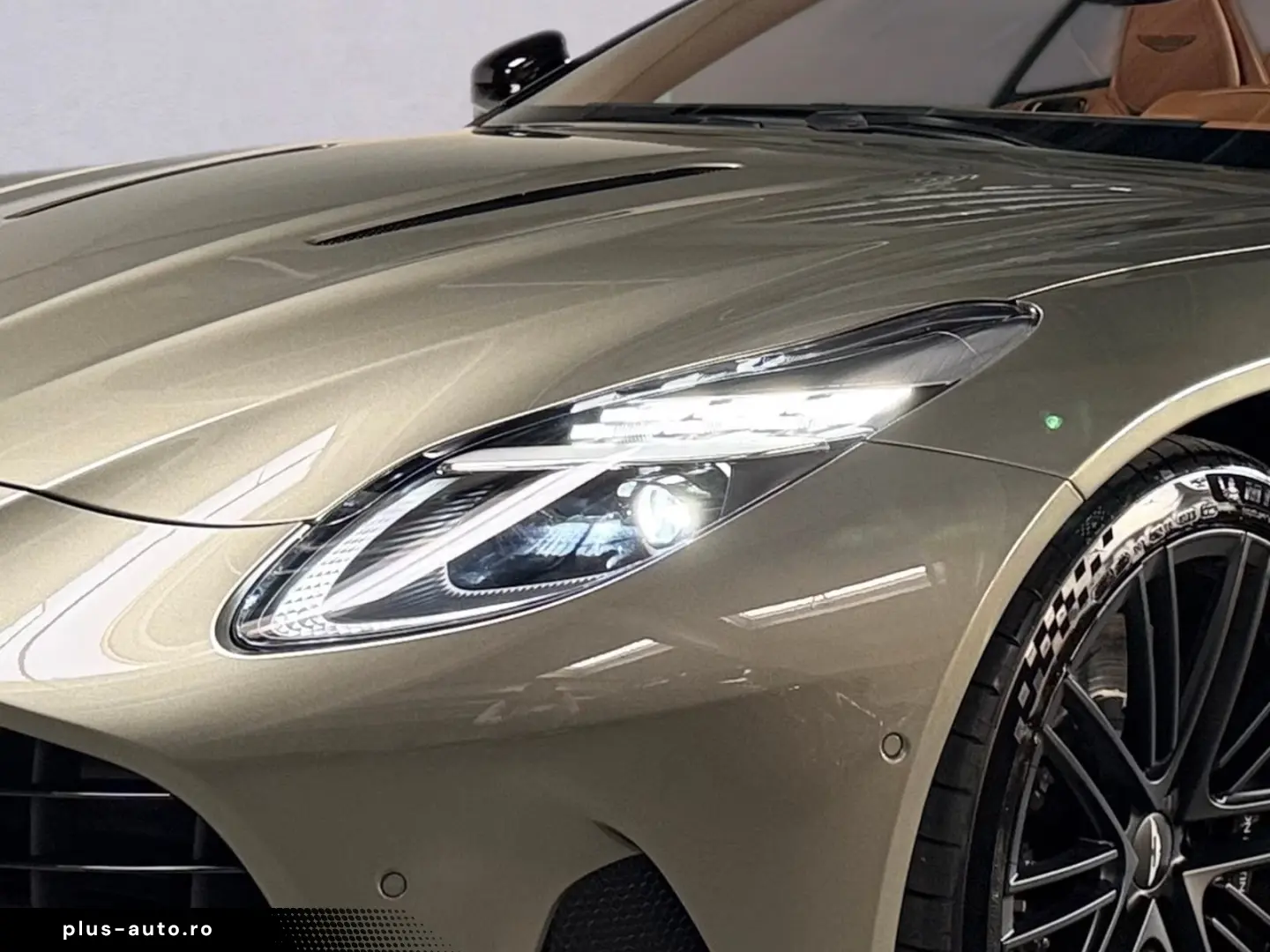 Aston Martin DB12 Volante   Titanium Grey   Black Pack