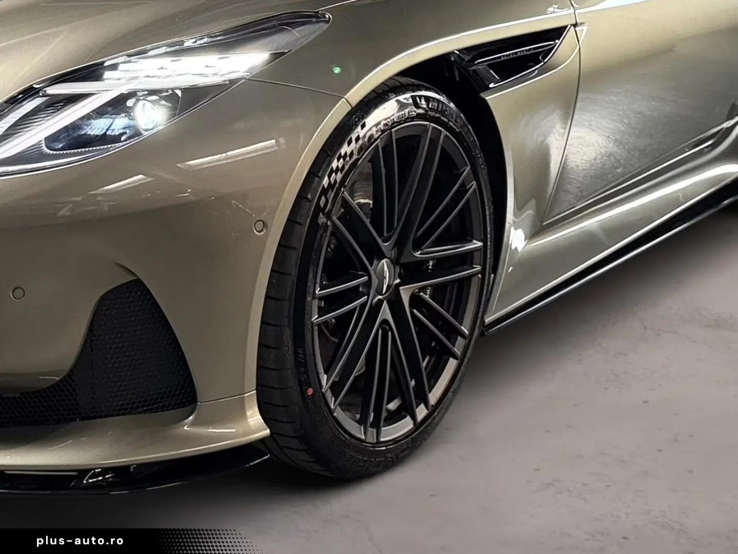 Aston Martin DB12 Volante   Titanium Grey   Black Pack