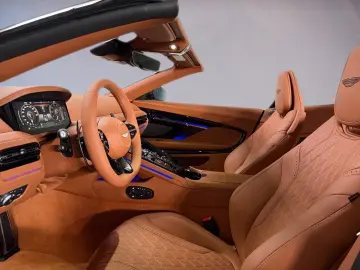 Aston Martin DB12 Volante   Titanium Grey   Black Pack