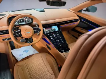 Aston Martin DB12 Volante   Titanium Grey   Black Pack